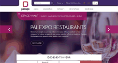 Desktop Screenshot of palexpo.ch